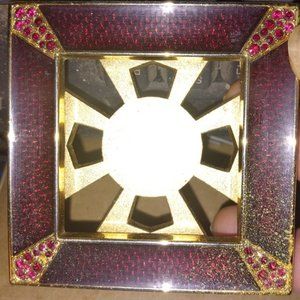 Jay Strongwater Leland Pave Corner 2" Square Picture Frame